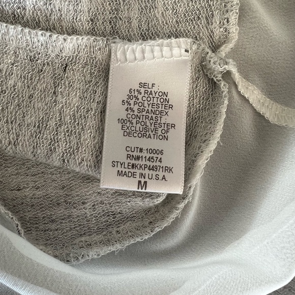 Pleione Sleeveless lace inset mixed media top Size Medium - Picture 7 of 7